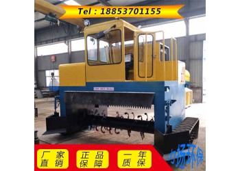 禽畜養(yǎng)殖業(yè)環(huán)保化處理   履帶式翻拋機(jī)的性能特點(diǎn)