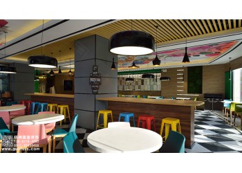 臨安區茶餐廳設計公司-浙江國富裝飾