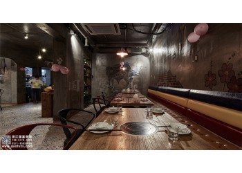 杭州余杭區(qū)燒烤店設(shè)計(jì)裝修公司,工裝設(shè)計(jì)裝修就選浙江國富裝飾