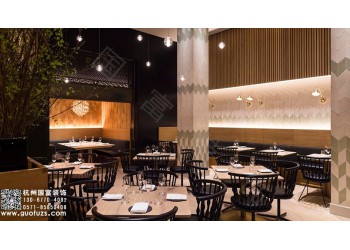 杭州濱江區(qū)料理店設(shè)計(jì)裝修公司，工裝設(shè)計(jì)裝修就選浙江國(guó)富裝飾