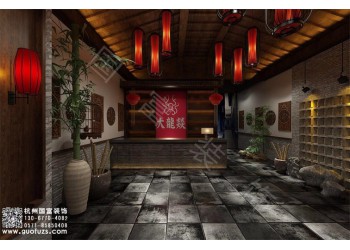 臨安區(qū)800平方米火鍋店設計公司-浙江國富裝飾