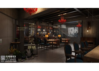 宜興市800平方米咖啡館設(shè)計公司-浙江國富裝飾