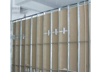 青海輕鋼龍骨高強輕質保溫龍骨隔墻干作業(yè)施工快