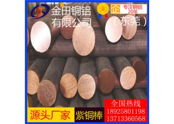 高品質(zhì)t6紫銅棒，t1耐沖壓紫銅棒/t4光亮紫銅棒