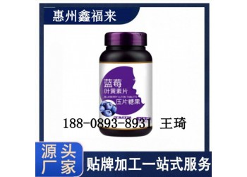 青少年渠道藍莓葉黃素酯片加工OEM廠商
