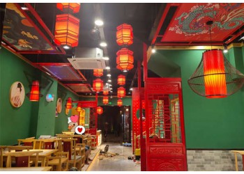合肥特色火鍋店設計，老北京涮羊肉裝修實景，京味兒十足