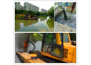 挖掘機河道清淤泵、魯達QSY液壓清淤泵、高效攪拌清淤泵
