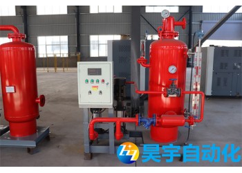 昊宇蒸汽回收機現(xiàn)場安裝完畢即可投入使用