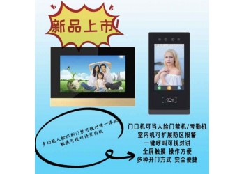 迪縵斯數(shù)字人臉數(shù)字門口機(jī)門禁機(jī)+7寸可視分機(jī)