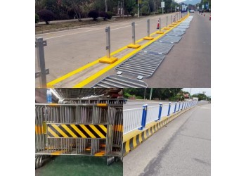 汽車專用道隔離欄 移動式馬路護(hù)欄路中央隔離欄