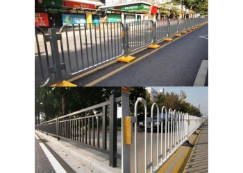 城市道路隔離護(hù)欄定制廠家 人行道路中間分隔欄桿馬路隔離防撞欄