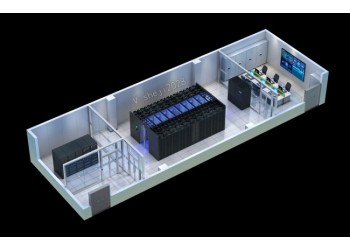 福州機房UPS效果圖制作|工行信息機房精密空調升級效果圖