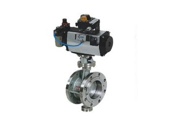 氣動法蘭硬密封蝶閥-D643H