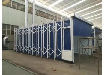 環(huán)保移動(dòng)伸縮式噴漆房制造商