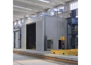 集成化設(shè)計(jì)無基礎(chǔ)噴砂房涂裝前處理設(shè)備